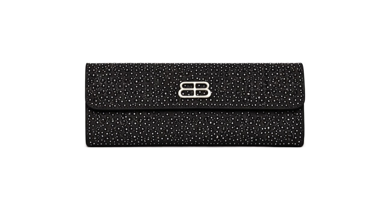 Black Diamond Envelope Clutch
