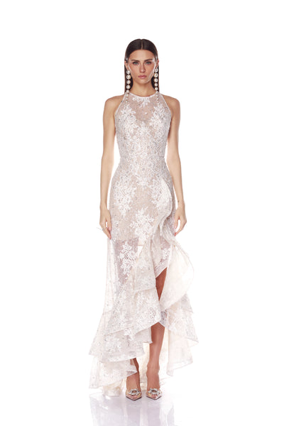 Sicilia Silver Sequin Maxi Dress Sicilia Silver Sequin Maxi Dress