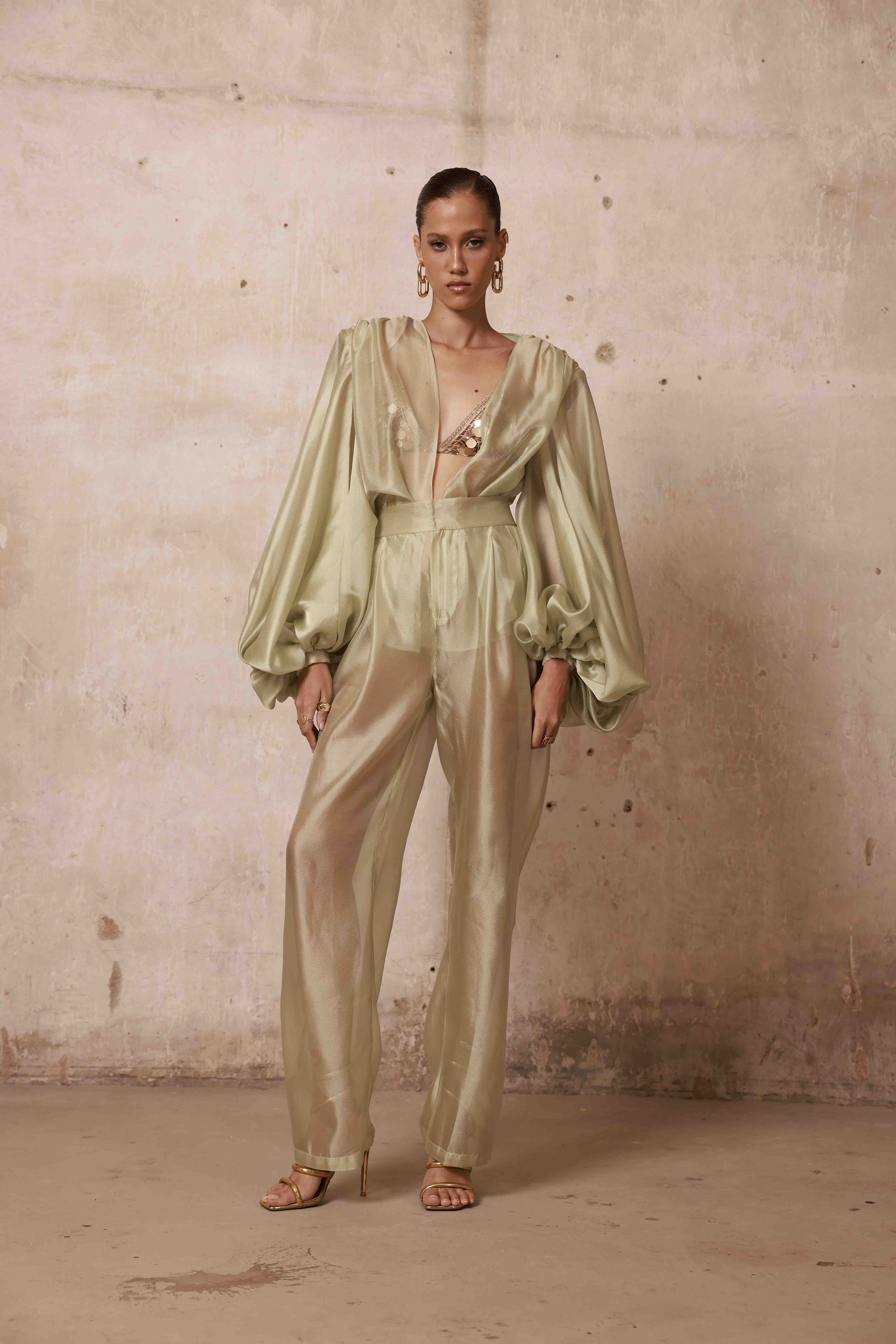 Ashanti Organza Bodysuit