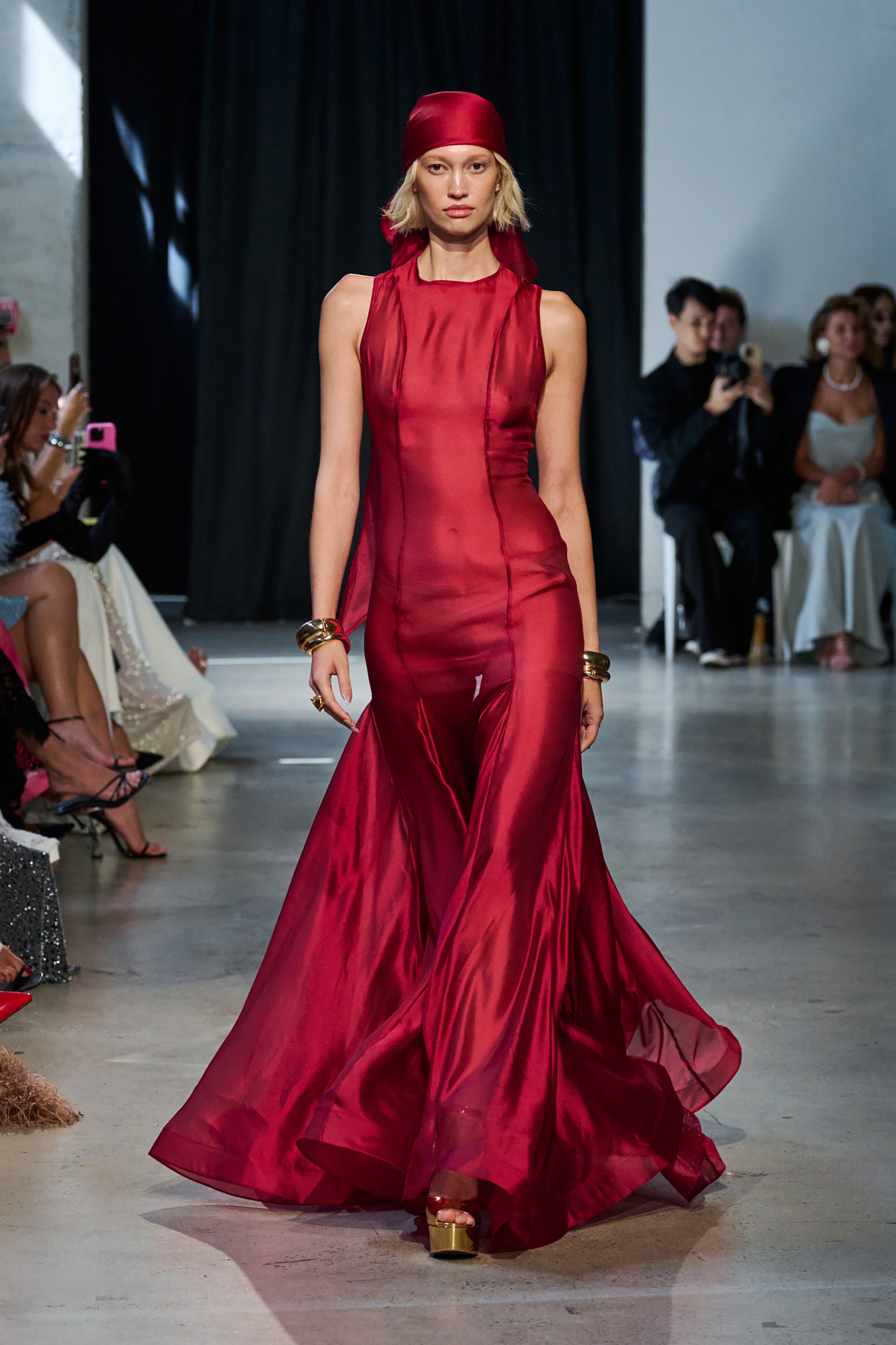 Ashanti Sleeveless Organza Gown