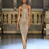 Maeve Halterneck Maxi Dress